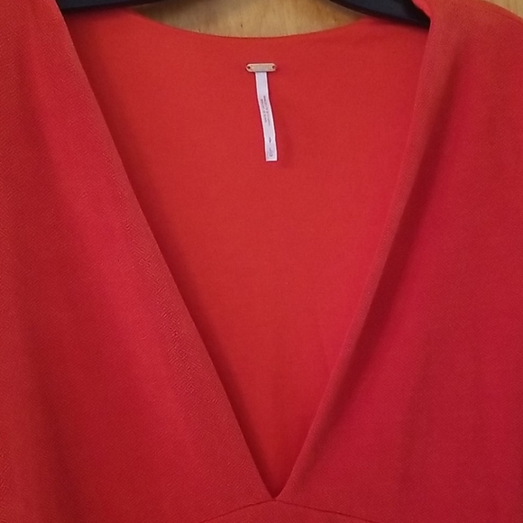 Free People Talk About It Mini Dress - Orange - Picture 3 of 6